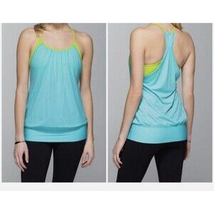 Lululemon No Limits Activewear Women Tank Sz 6 Yoga Athleisure Sports Bra